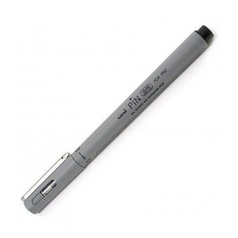 SP- PEN UNI FINE PIN PERMANENT BLACK BX12