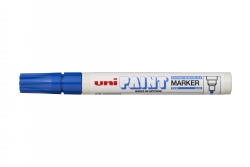 MARKER PAINT UNI PX20 MEDIUM TIP BLUE BX12