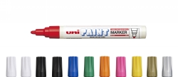 MARKER PAINT UNI PX201 MEDIUM TIP ASST PK12
