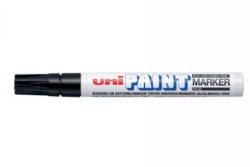 MARKER PAINT UNI PX20 MEDIUM TIP BLACK BX12