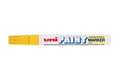 MARKER PAINT UNI PX20 MEDIUM TIP YELLOW BX12