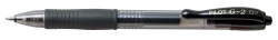 PEN PILOT BP BL-G2-7 RETRACT F BLACK BX12