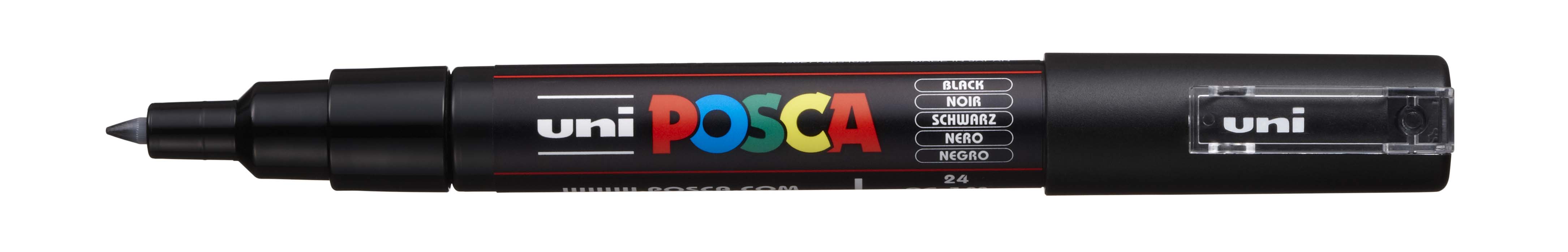 MARKER UNI POSCA PAINT PC1M POLYTIP BLACK