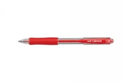 PEN UNI LAKNOCK SN100 BP RETRACT FINE 0.7MM RED