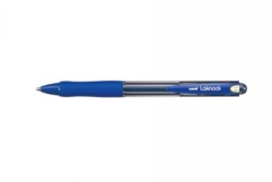 PEN UNI LAKNOCK SN100 BP RETRACT BROAD 1.4MM BLUE