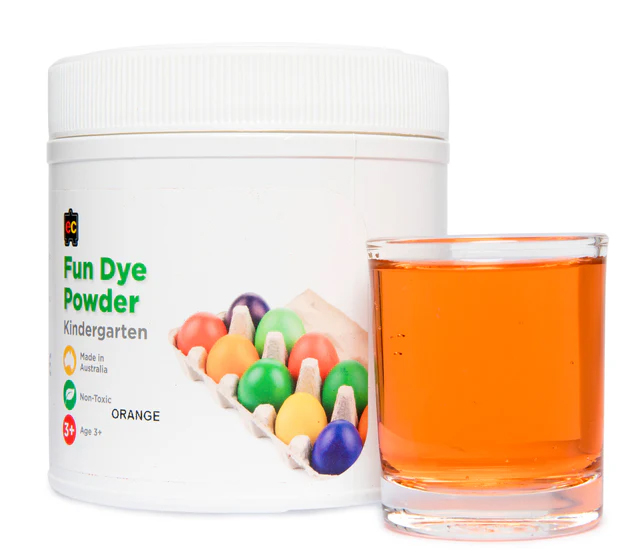 SP- FUN DYE CRAFT POWDER ORANGE 500G NON-TOXIC EDVANTAGE