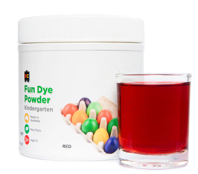 SP- FUN DYE CRAFT POWDER RED 500G NON-TOXIC EDVANTAGE
