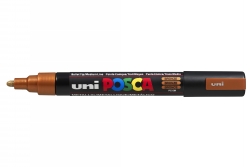 MARKER UNI POSCA PAINT PC5M MEDIUM BULLET TIP BRONZE
