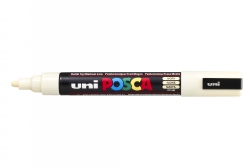 MARKER UNI POSCA PAINT PC5M MEDIUM BULLET TIP IVORY