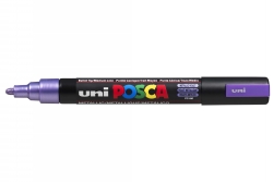 MARKER UNI POSCA PAINT PC5M MEDIUM BULLET TIP METALLIC VIOLET