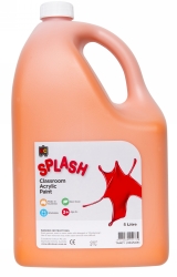 SP - PAINT EC 5L SPLASH CLASSROOM ACRYLIC TANGY (ORANGE)