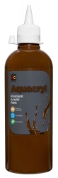 SP - PAINT EC 500ML AQUACRYL PREMIUM ACRYLIC BURNT UMBER