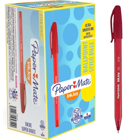 PEN PAPERMATE INKJOY 100 1.0MM MED RED