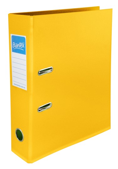 LEVER ARCH FILE BANTEX A4 70MM VIBRANTS YELLOW