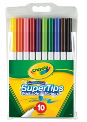 MARKER CRAYOLA SUPER TIP WASHABLE PK10