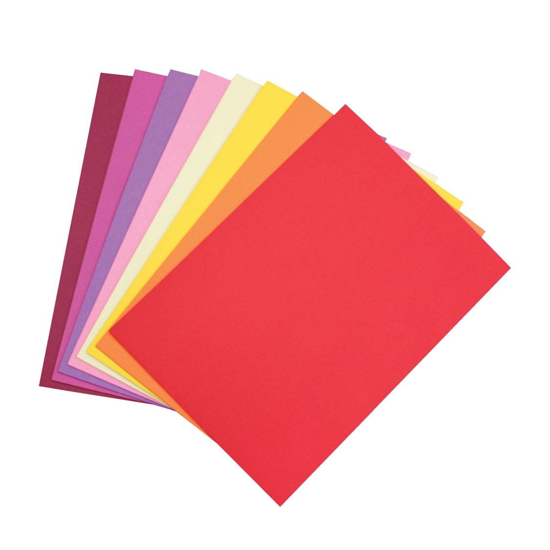 SP- BOARD 200GSM A4 ASSORTED WARM TONES PK 50