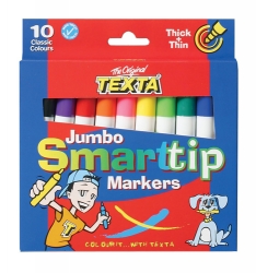 MARKER TEXTA SMART TIP JUMBO PK10