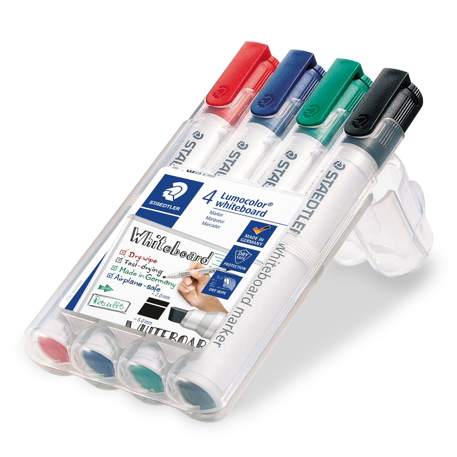 MARKER WHITEBOARD STAEDTLER CHISEL POINT ASST WLT4