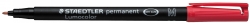 SP- MARKER OHP STAEDTLER 317 PERM MED RED