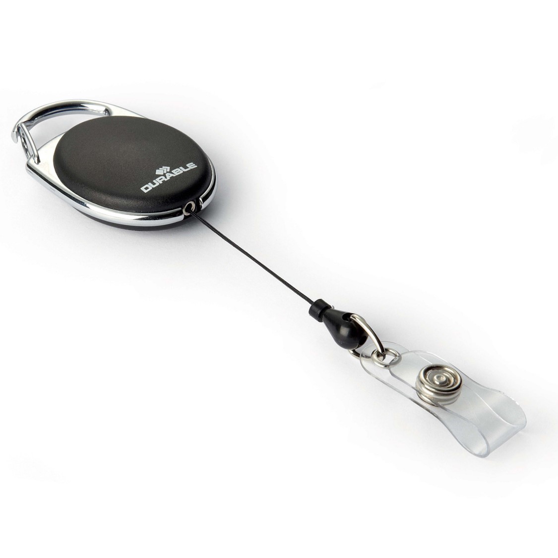 SP- CARD HOLDER DURABLE BADGE REEL 80CM BLK (10)