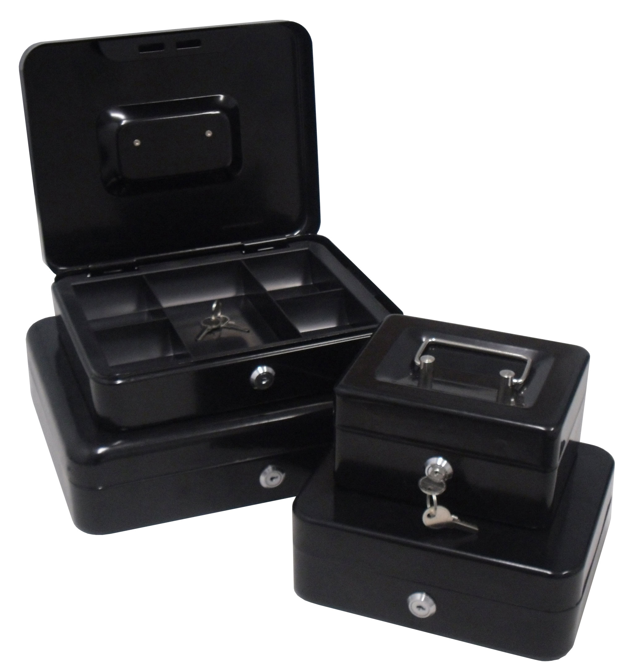 CASH BOX ITALPLAST METAL 8 BLACK