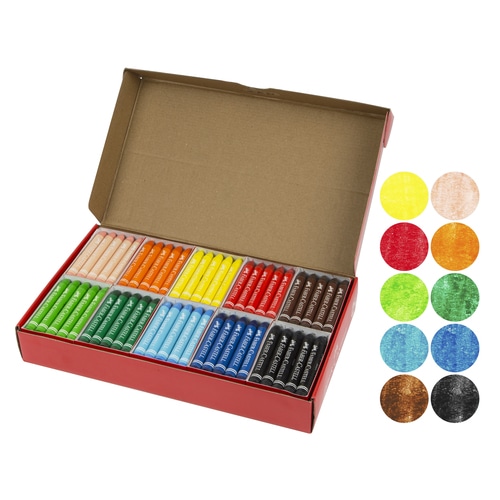SP- CRAYONS FABER-CASTELL JUMBO CLASS PK200