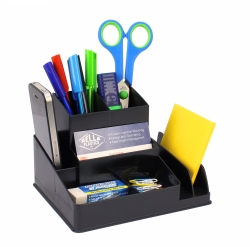DESK TIDY ITALPLAST BLACK