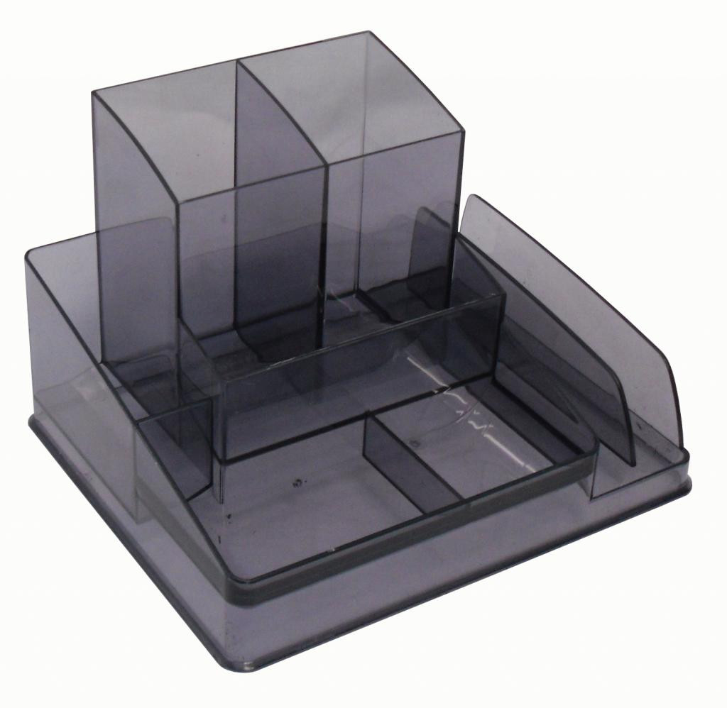 DESK TIDY ITALPLAST TINT GREY