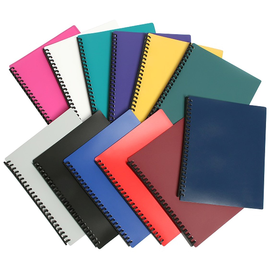 SP- DISPLAY BOOK MARBIG A4 BLUE 40 PKT REFILLABLE