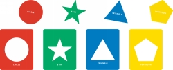 SP- STENCIL EC GEOMETRIC SHAPES 110X90MM SET OF 12