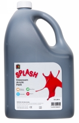 SP - PAINT EC 5L SPLASH CLASSROOM ACRYLIC LICORICE (BLACK)