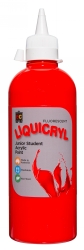 SP- PAINT EC 500ML FLUORESCENT LIQUICRYL JUNIOR ACRYLIC SCARLETT