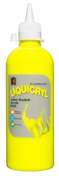 SP - PAINT EC 500ML FLUORESCENT LIQUICRYL JUNIOR ACRYLIC YELLOW
