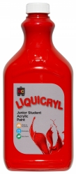 SP - PAINT EC 2L LIQUICRYL JUNIOR STUDENT ACRYLIC BRILLIANT RED
