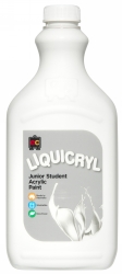 PAINT EC 2L LIQUICRYL JUNIOR STUDENT ACRYLIC WHITE