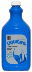 SP - PAINT EC 2L FLUORESCENT LIQUICRYL JUNIOR ACRYLIC BLUE