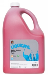 SP- PAINT EC 5L LIQUICRYL JUNIOR STUDENT ACRYLIC BRILLIANT RED