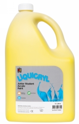 SP- PAINT EC 5L LIQUICRYL JUNIOR STUDENT ACRYLIC BRILLIANT YELLOW