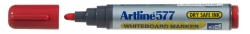 MARKER WHITEBOARD ARTLINE 577 3MM BULLET NIB RED