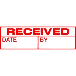 X-STAMPER 1680 RECEIVED/DATE/BY