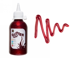 SP - PAINT EC 250ML GLITTER RED