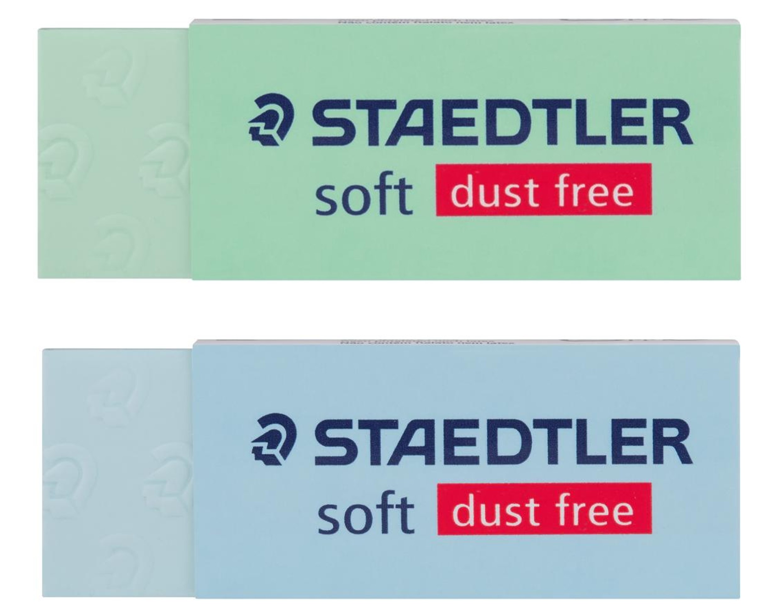 ERASER STAEDTLER SOFT 526 PASTEL GREEN/BLUE ASST BX20