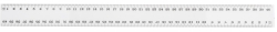 RULER MARBIG 40CM CLEAR PLASTIC