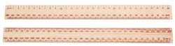 RULER CELCO 30CM WOODEN RULEX UNPOLISHED BX25