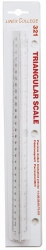 SCALE RULER LINEX #322 TRIANGULAR 30CM