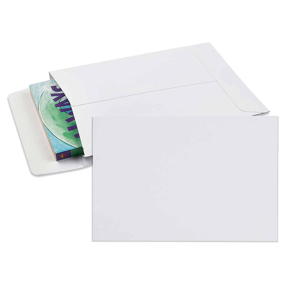 SP- ENVELOPE C5 STRIP SEAL HEAVY WHITE EXPANDABLE 245X162