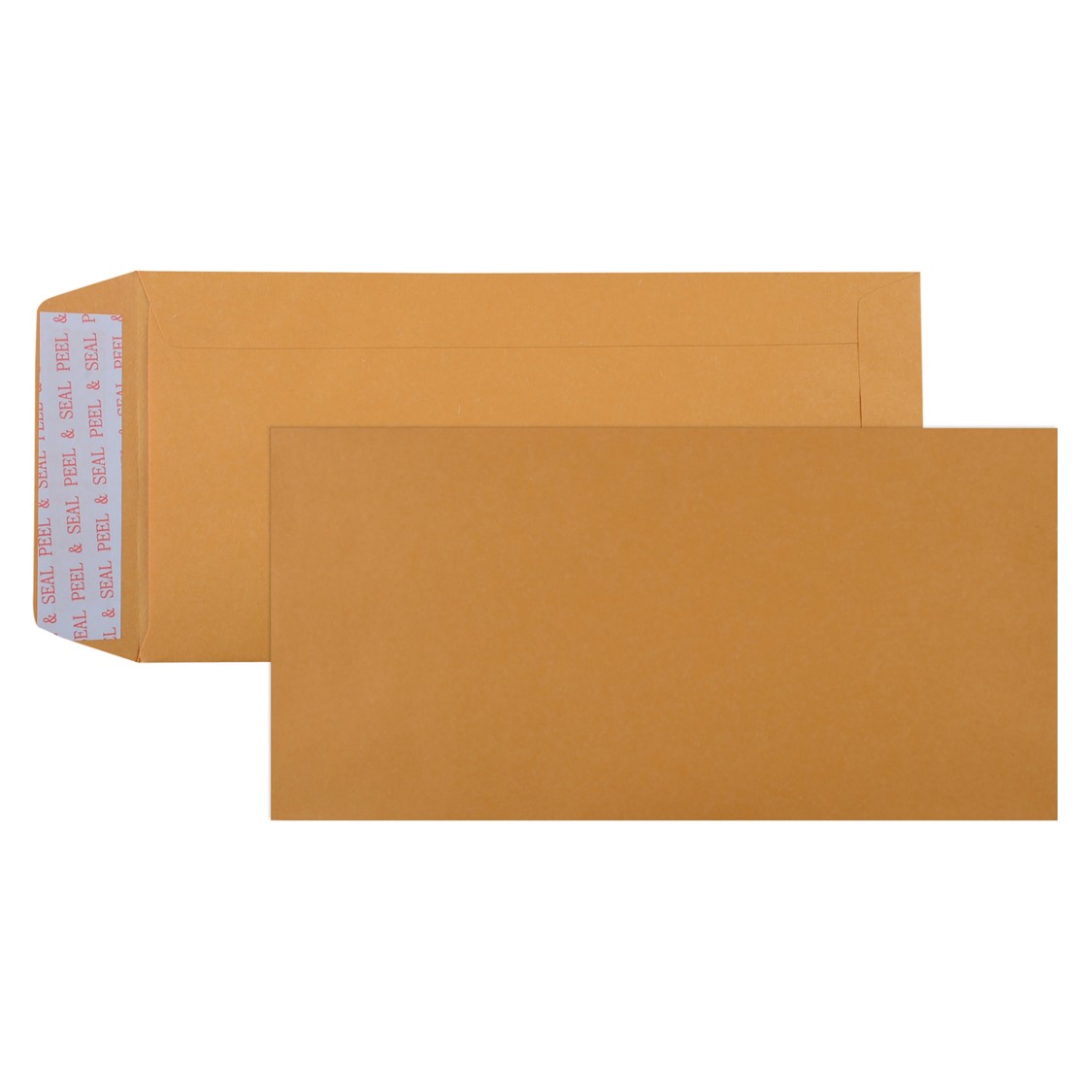 SP- ENVELOPE DL STRIP SEAL GOLD POCKET 220X110MM