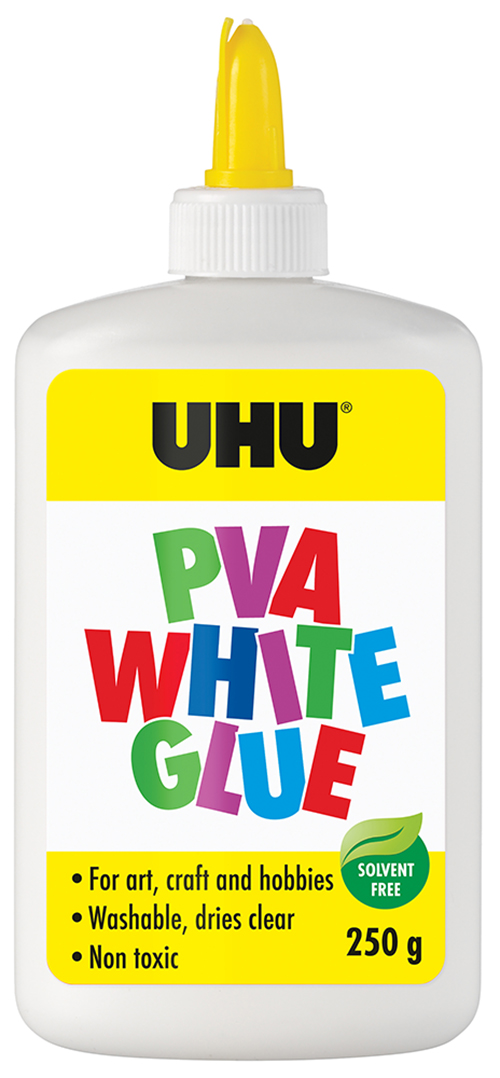 GLUE UHU PVA WHITE 250ML