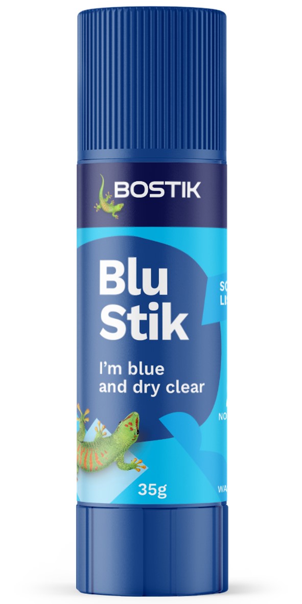GLUE BOSTIK 35GM GLU STIK BLU PK10