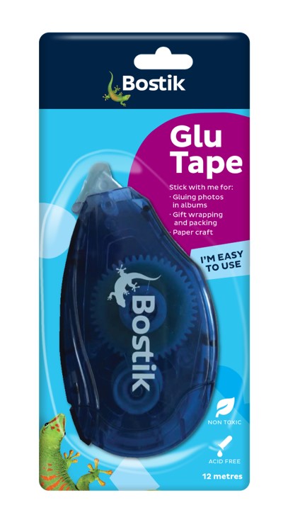 GLUE BOSTIK GLU TAPE 6.4MM X 12M